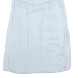 ZARA Womens Shift Dress Blue Short Sleeve Knee Length XS