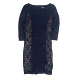 PHASE EIGHT Womens Bodycon Dress Blue Midi UK 14