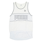 PUMA Womens Tank Dress Cream Sleeveless Knee Length S
