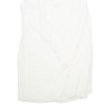 ZARA Womens Mini Dress Cream Sleeveless Short M