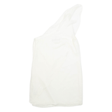 ZARA Womens Mini Dress Cream Sleeveless Short M