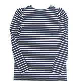 BODEN Womens Shift Dress Blue Striped Long Sleeve Midi UK 12