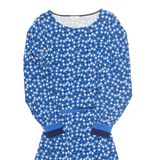 BODEN Womens Day Dress Blue Floral Midi UK 14