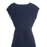 PHASE EIGHT Womens Fit & Flare Dress Blue Floral Short Sleeve Midi UK 10