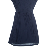 PHASE EIGHT Womens Fit & Flare Dress Blue Floral Short Sleeve Midi UK 10