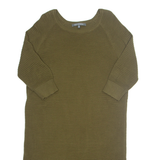 FRENCH CONNECTION Womens Jumper Dress Green Knee Length M