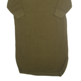FRENCH CONNECTION Womens Jumper Dress Green Knee Length M