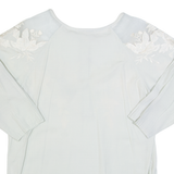 Womens Top Grey 3/4 Sleeve M