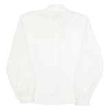 SOMMERMANN Womens Blouse White Collared Long Sleeve M