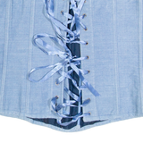 Womens Top Blue Strapless S