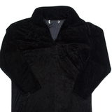 Womens Shirt Black Collared Long Sleeve 90s M