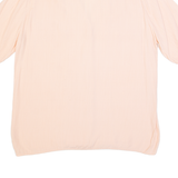 JULIETTA Womens Shirt Pink Collared 90s Viscose M