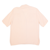 JULIETTA Womens Shirt Pink Collared 90s Viscose M