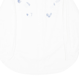 TOP MODEL Womens Shirt White Collared Long Sleeve Floral M