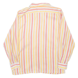 BOGNER Womens Printed Shirt Pink Collared Long Sleeve Striped S