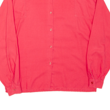 LAVELLI Womens Shirt Red Collared Long Sleeve M