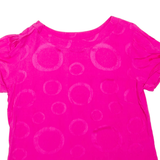 Womens Printed Top Pink S