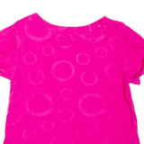 Womens Printed Top Pink S
