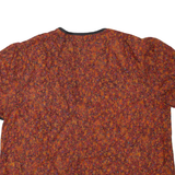 Womens Printed Top Orange XL