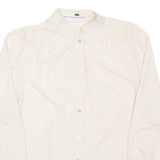 Womens Blouse Beige Long Sleeve M