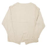 TOGETHER Womens Blouse Beige Long Sleeve Floral UK 16
