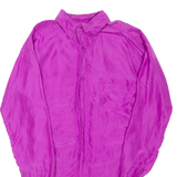 Womens Shirt Purple Collared Long Sleeve S