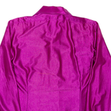 Womens Shirt Purple Collared Long Sleeve L