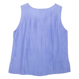 LAST SCENE Womens Vest Blue S