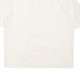 CANADA Womens Shirt Beige Collared Striped S