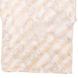 World Map Womens Printed Top Pink Crazy Pattern M