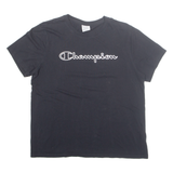 CHAMPION Womens T-Shirt Black 2XL