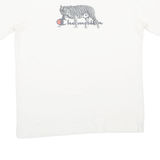 CHAMPION Tiger Mens T-Shirt Cream L