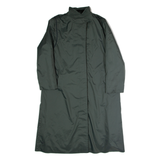 C&A Faux Fur Lined Womens Trench Coat Green UK 16