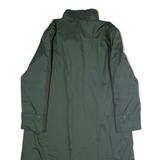 C&A Faux Fur Lined Womens Trench Coat Green UK 16