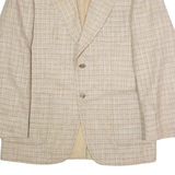 SCHILD Mens Blazer Jacket Beige Wool M