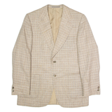 SCHILD Mens Blazer Jacket Beige Wool M