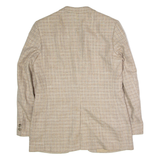 SCHILD Mens Blazer Jacket Beige Wool M
