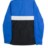 TIMBERLAND Mens Anorak Jacket Blue Hooded Colourblock M