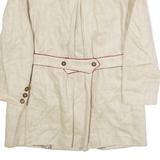 BOGNER Womens Blazer Jacket Beige Knit 90s XL