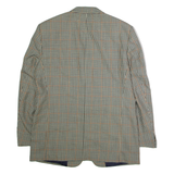 CANDA Mens Blazer Jacket Beige Wool Houndstooth L