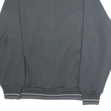 JOCKEY INTERNATIONAL Mens Bomber Jacket Grey Knit 90s L