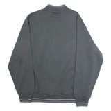 JOCKEY INTERNATIONAL Mens Bomber Jacket Grey Knit 90s L