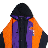 STARTER Phoenix Suns NBA Insulated Mens Jacket Black 90s USA Hooded XL