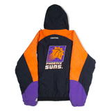 STARTER Phoenix Suns NBA Insulated Mens Jacket Black 90s USA Hooded XL