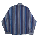 Womens Shirt Blue Striped Long Sleeve M