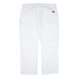 DICKIES Carpenter Workwear Mens Trousers White Regular Straight W40 L30