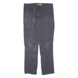 CARHARTT Workwear Mens Trousers Grey Regular Straight W33 L28