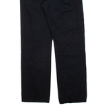 LEE COOPER Mens Trousers Black Relaxed Straight W27 L28