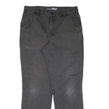CARHARTT Workwear Mens Trousers Grey Relaxed Straight W35 L32