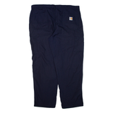 CARHARTT Workwear Mens Trousers Blue Regular Straight W40 L30